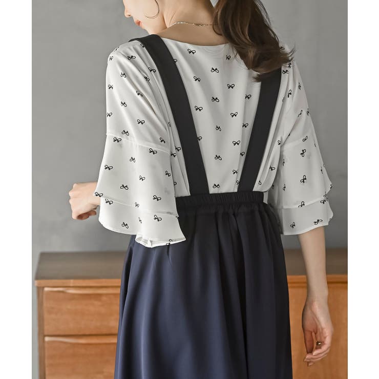 BIGリングダブルクロスジャンパースカート | rps | 詳細画像16 