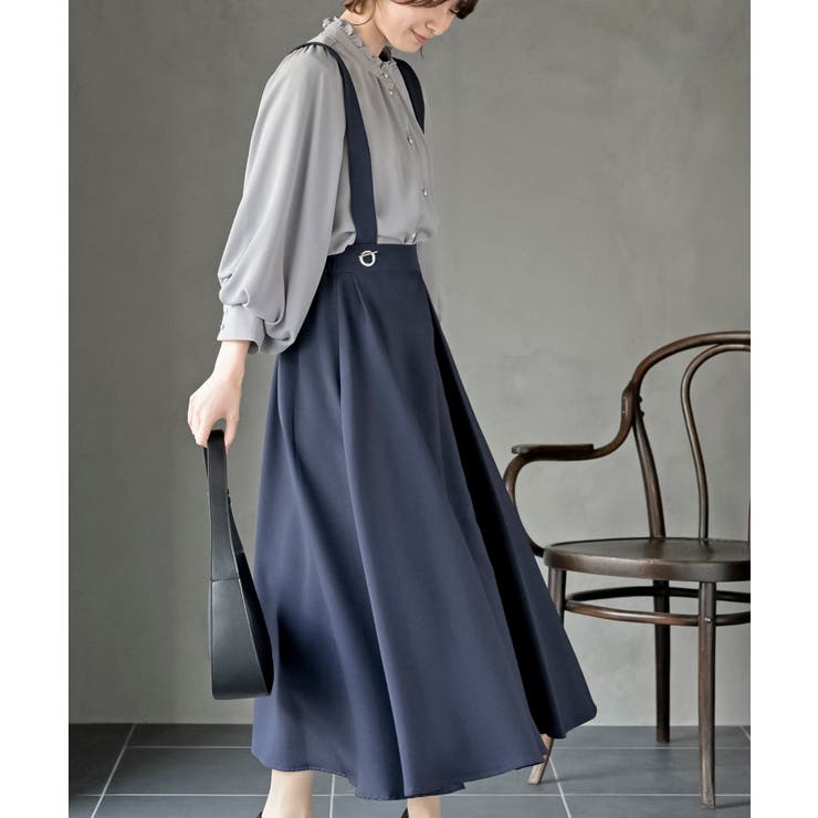 BIGリングダブルクロスジャンパースカート[品番：RPSW0000188]｜rps