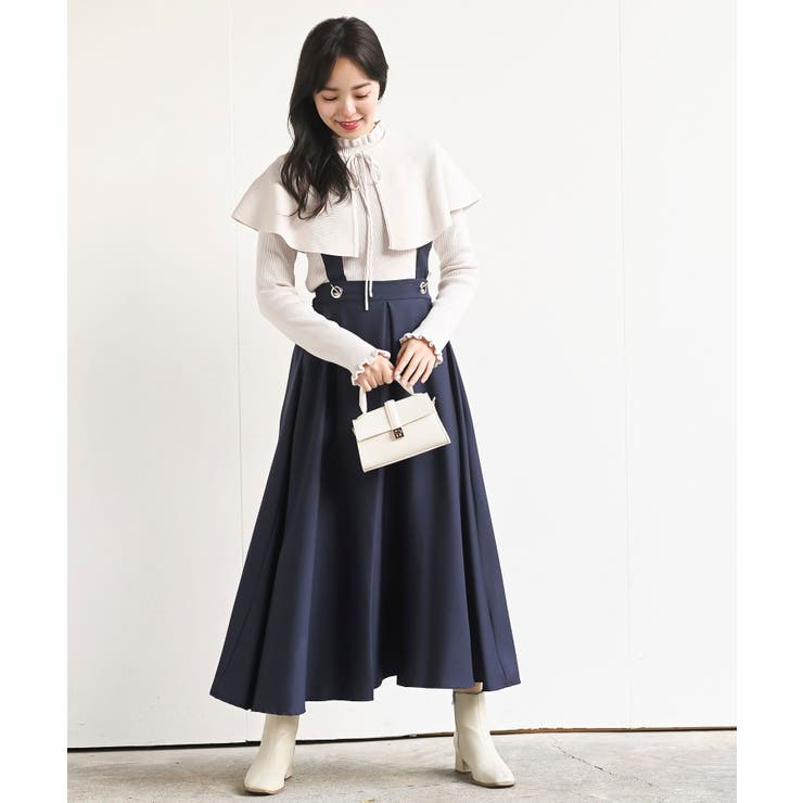 BIGリングダブルクロスジャンパースカート | rps | 詳細画像40 