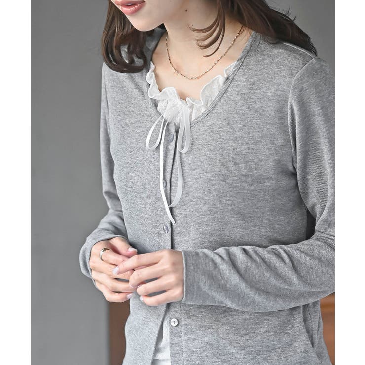 レースレイヤー風カーデプルオーバー | rps | 詳細画像8 