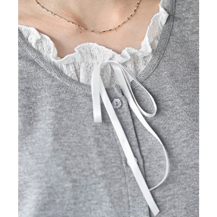 レースレイヤー風カーデプルオーバー | rps | 詳細画像9 