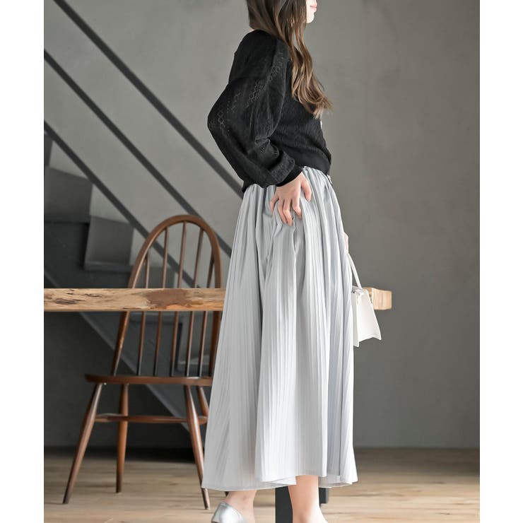 リボンボタン透かし編みニットカーディガン | rps | 詳細画像13 