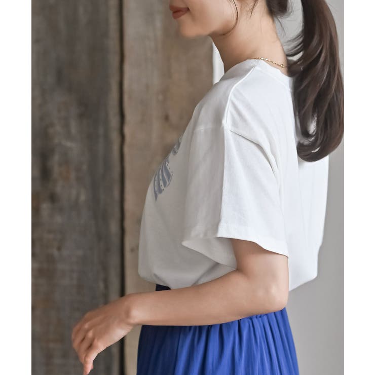 ラインストーンリボンプリントＢＩＧＴ | rps | 詳細画像9 