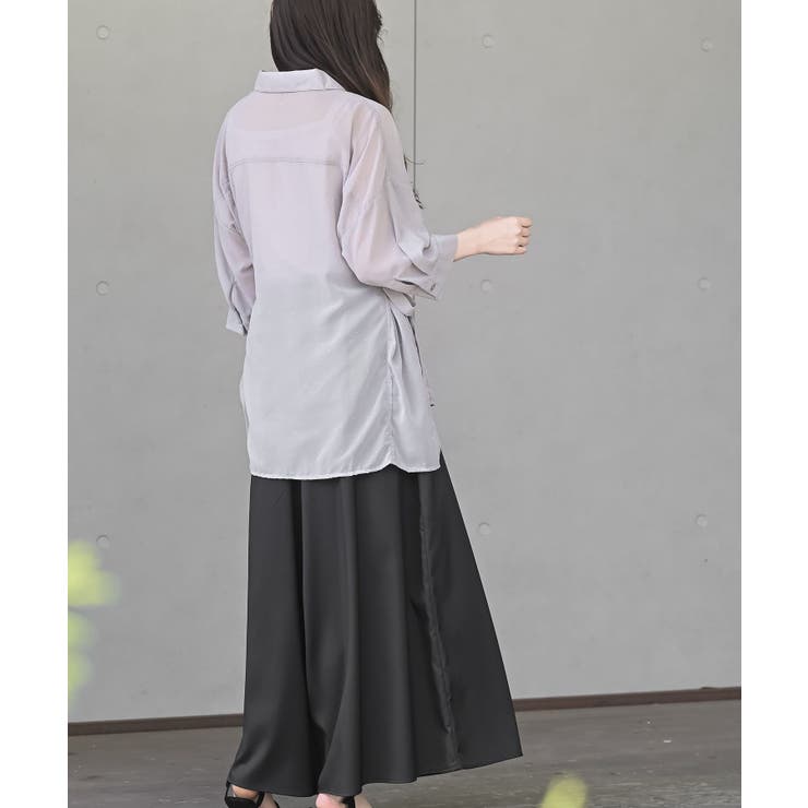 ホットフィックスドロストシアーブラウス | rps | 詳細画像13 