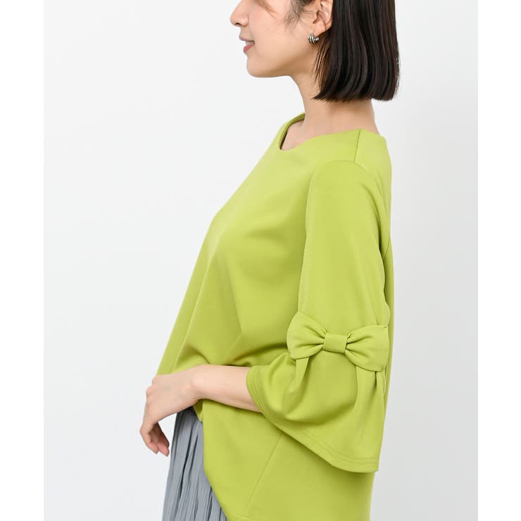 フレアーリボン袖７分プルオーバー | rps | 詳細画像19 