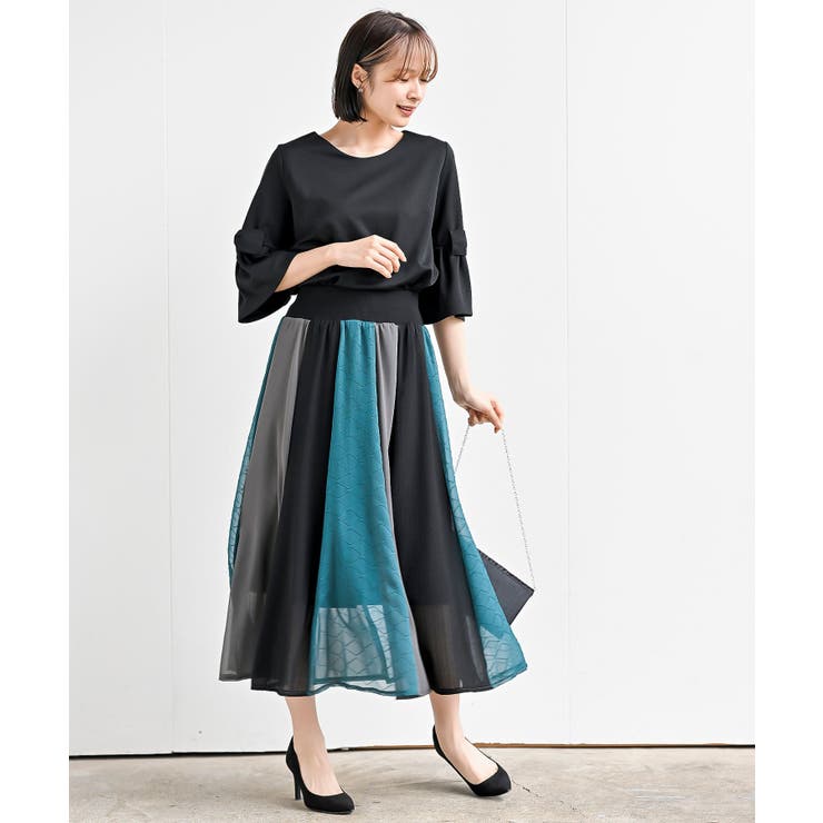 フレアーリボン袖７分プルオーバー | rps | 詳細画像25 