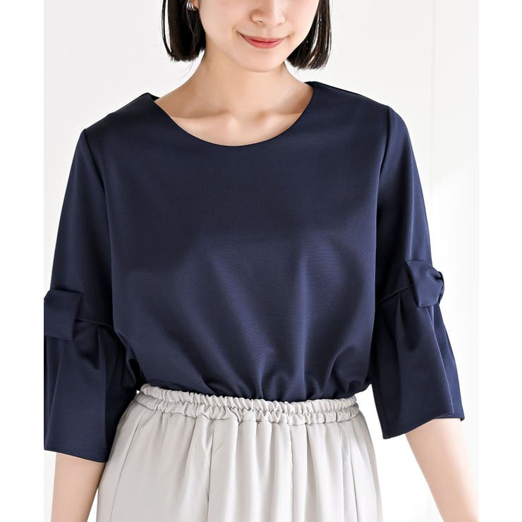 フレアーリボン袖７分プルオーバー | rps | 詳細画像31 