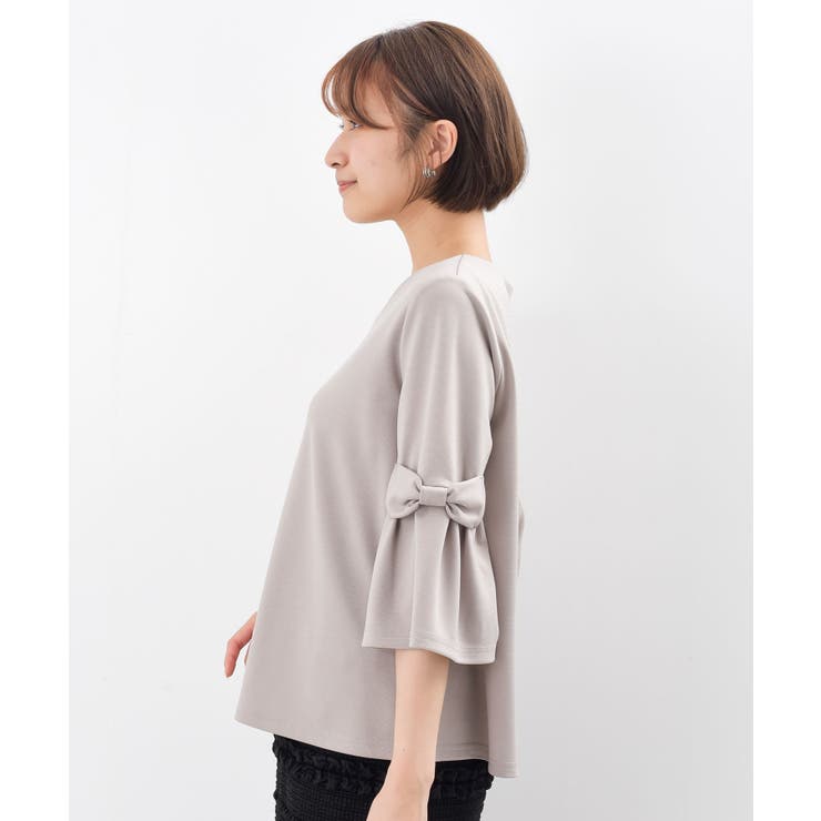 フレアーリボン袖７分プルオーバー | rps | 詳細画像34 