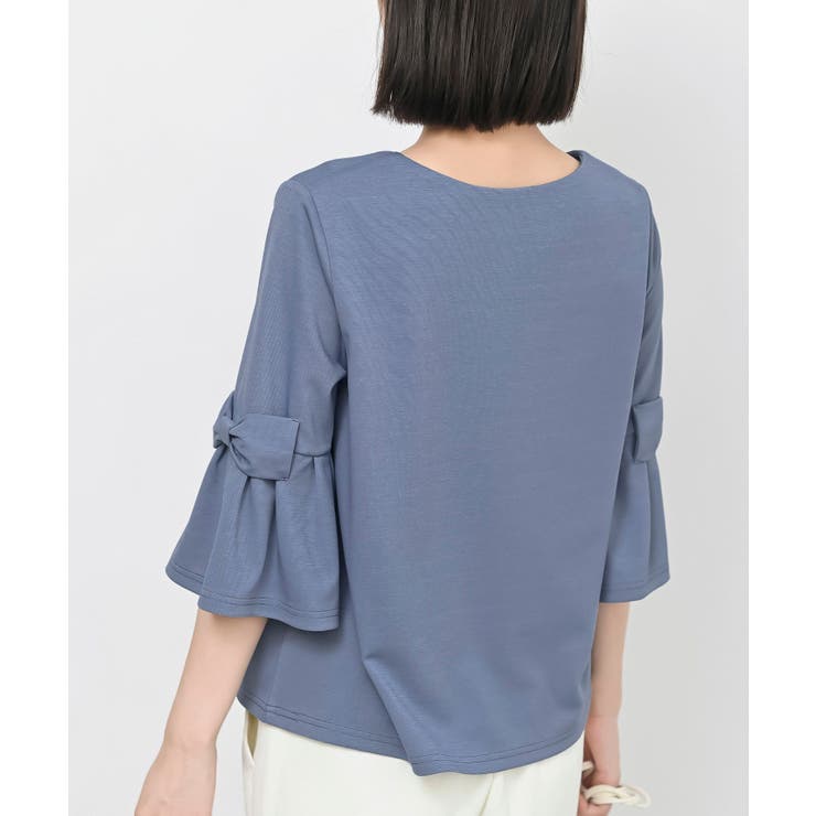 フレアーリボン袖７分プルオーバー | rps | 詳細画像5 