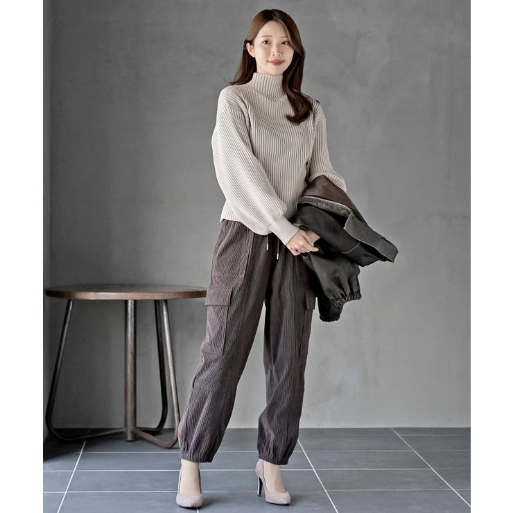 ボリューム袖ボトルネックリブニットプルオーバー | rps | 詳細画像11 