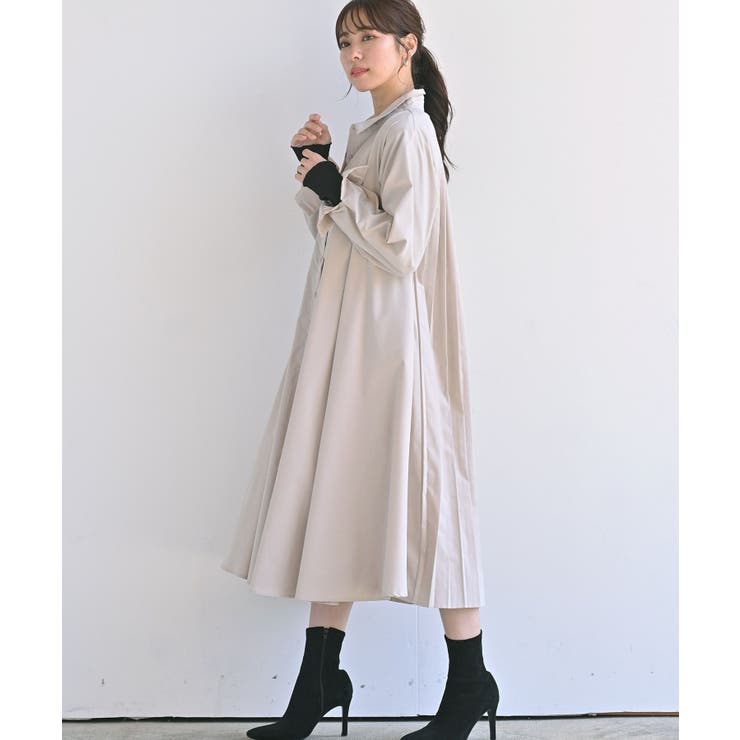 BACKプリーツシャツワンピース[品番：RPSW0000628]｜rps（アール