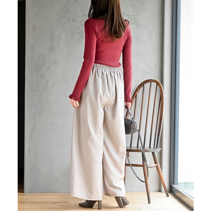 フリルネックリブニットプルオーバー | rps | 詳細画像14