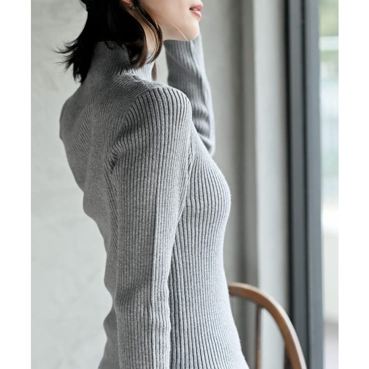 ハイネックリブニットプルオーバー | rps | 詳細画像30 