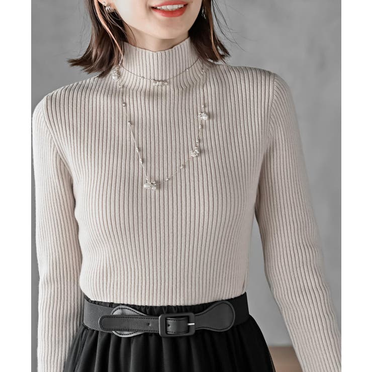 ハイネックリブニットプルオーバー | rps | 詳細画像35 