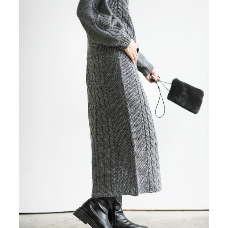 ウール混ニットセットアップ | rps | 詳細画像14 