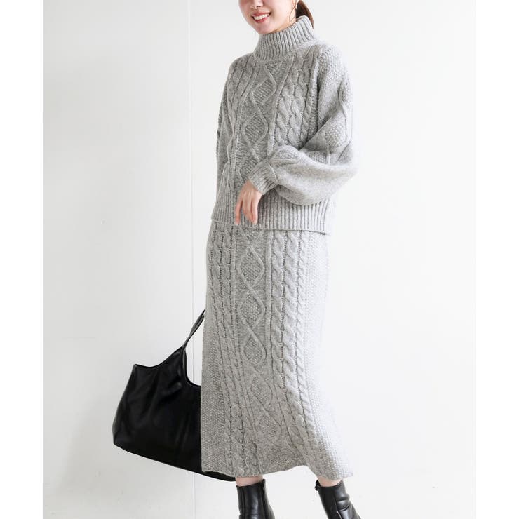 ウール混ニットセットアップ | rps | 詳細画像16 