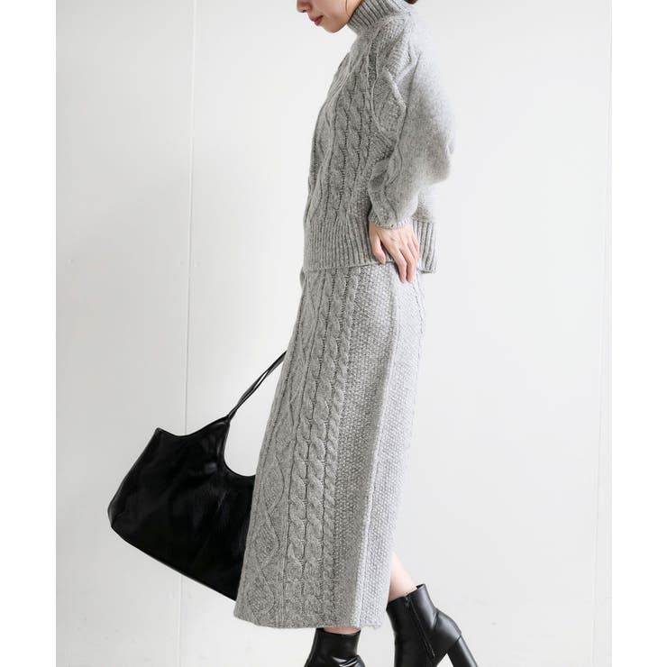 ウール混ニットセットアップ | rps | 詳細画像25 