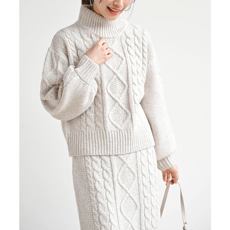 ウール混ニットセットアップ | rps | 詳細画像32 