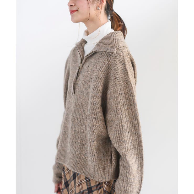 フロントZIPニットプルオーバー[品番：RPSW0002075]｜rps（アール