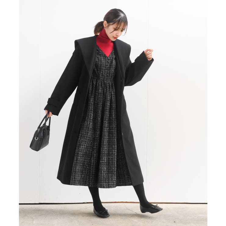 ツイードフレアーワンピース[品番：RPSW0002135]｜rps（アールピーエス