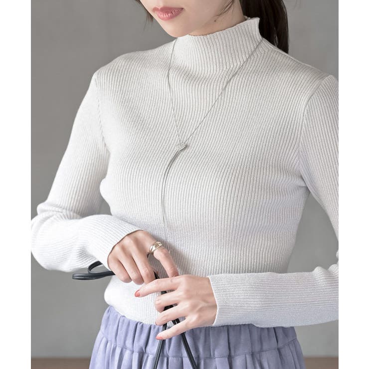 ハイネックラメニットプルオーバー | rps | 詳細画像1 