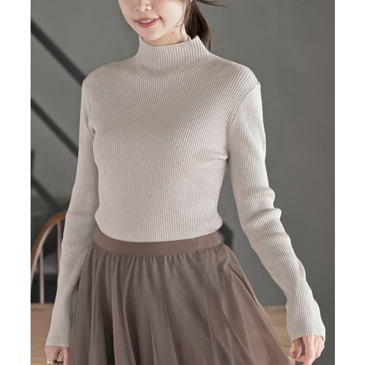 ハイネックラメニットプルオーバー | rps | 詳細画像25 