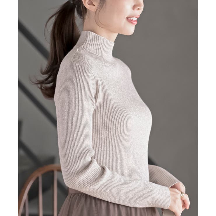 ハイネックラメニットプルオーバー | rps | 詳細画像28 