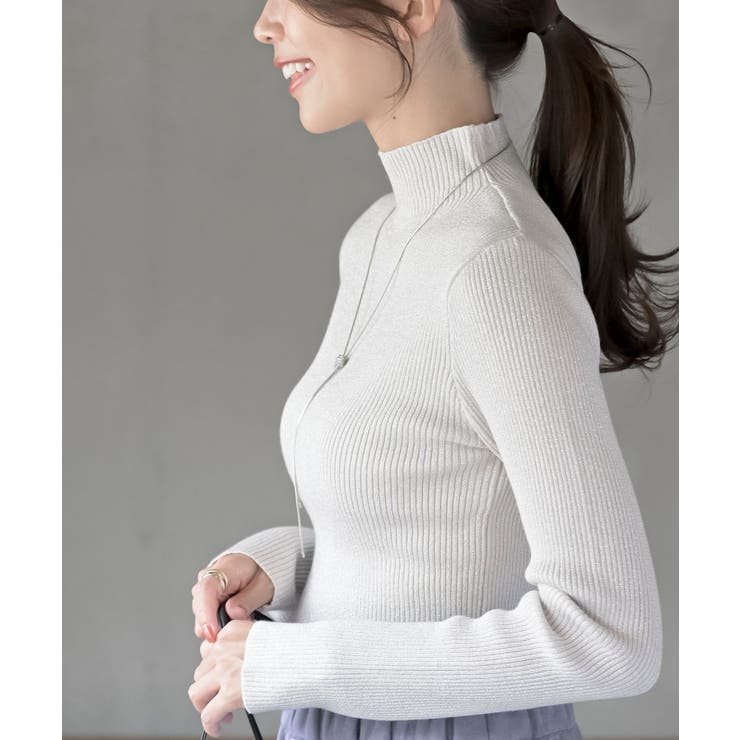 ハイネックラメニットプルオーバー | rps | 詳細画像7 