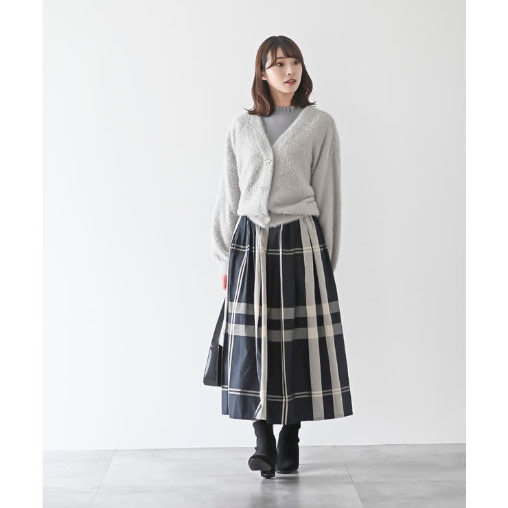 リボンボタンフェザーＶネックカーディガン | rps | 詳細画像18 