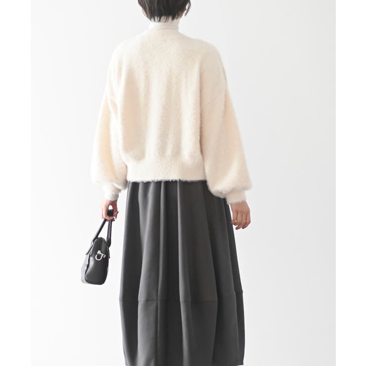 リボンボタンフェザーＶネックカーディガン | rps | 詳細画像21 