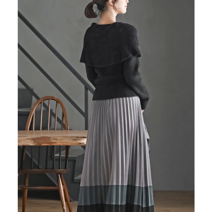 リボンモチーフラメフェザーニットプルオーバー | rps | 詳細画像13 