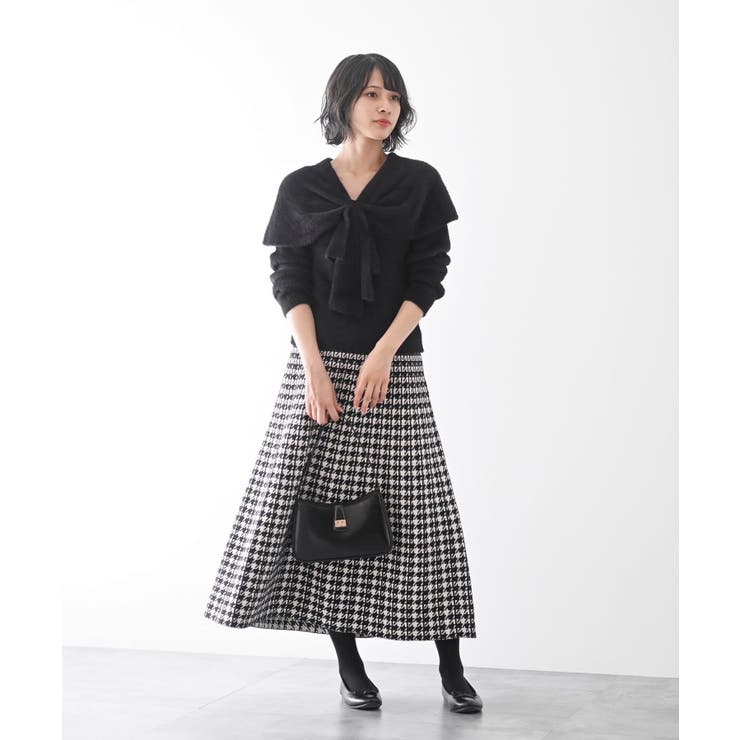 リボンモチーフラメフェザーニットプルオーバー | rps | 詳細画像19 