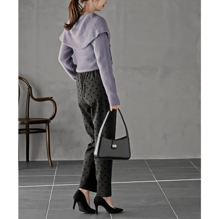 リボンモチーフラメフェザーニットプルオーバー | rps | 詳細画像23 