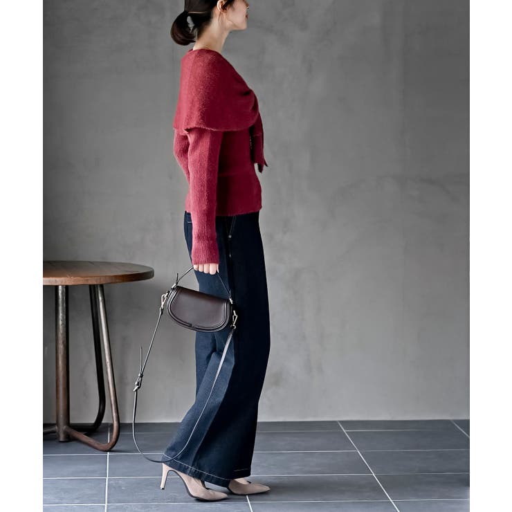 リボンモチーフラメフェザーニットプルオーバー | rps | 詳細画像31 