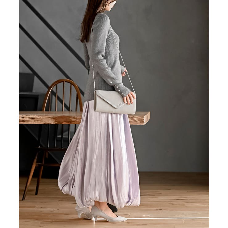 袖口ボタンプチハイラメリブニットプルオーバー | rps | 詳細画像29 