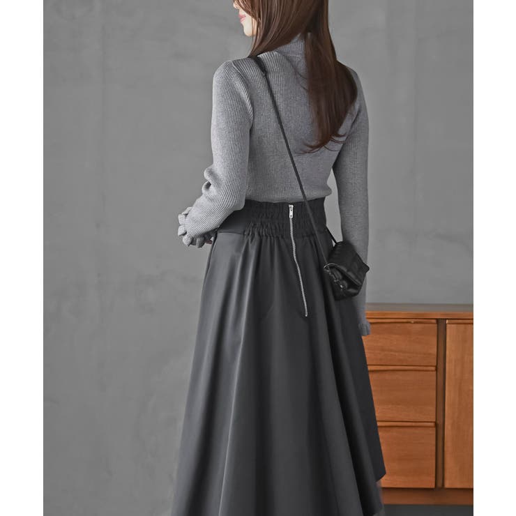 フリルネックラメリブニットプルオーバー | rps | 詳細画像22 