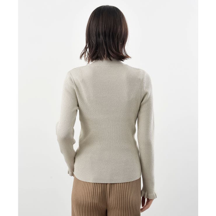 フリルネックラメリブニットプルオーバー | rps | 詳細画像42 