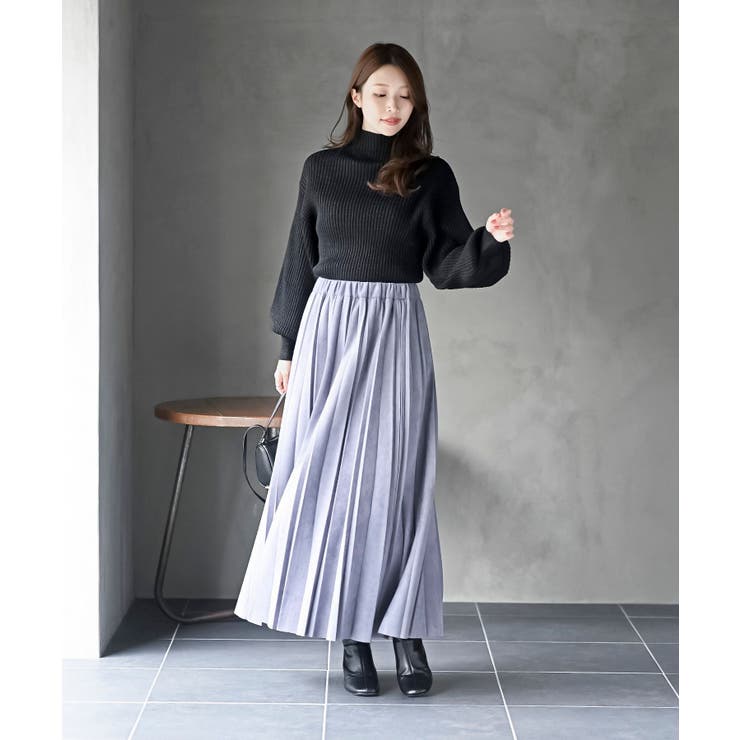 ボリューム袖ボトルネックラメリブニットプルオーバー | rps | 詳細画像20 