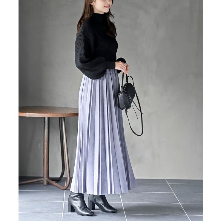 ボリューム袖ボトルネックラメリブニットプルオーバー | rps | 詳細画像23 