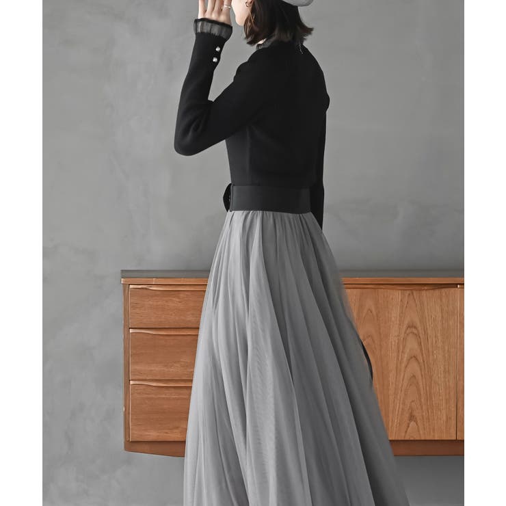 シアーネックリブニットプルオーバー | rps | 詳細画像11 