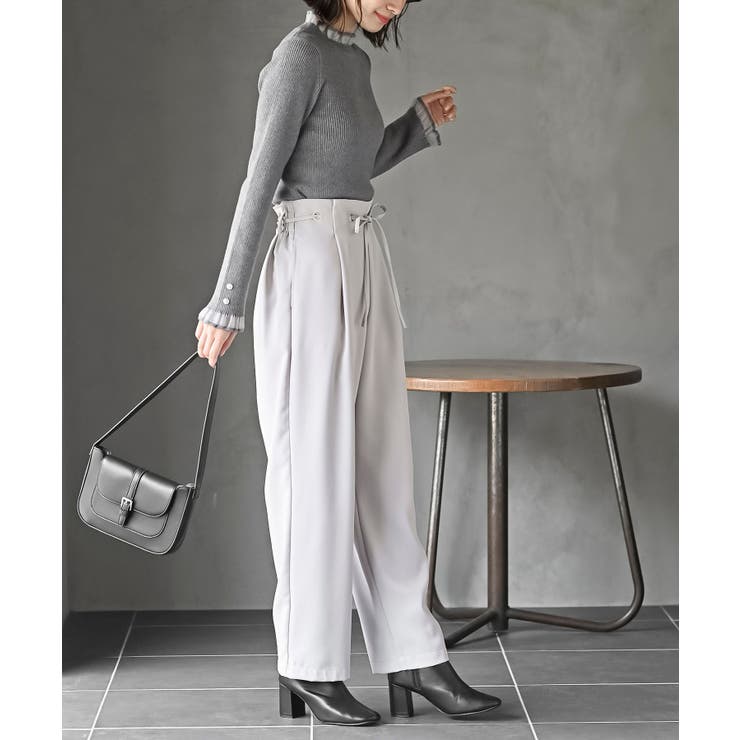 シアーネックリブニットプルオーバー | rps | 詳細画像21 