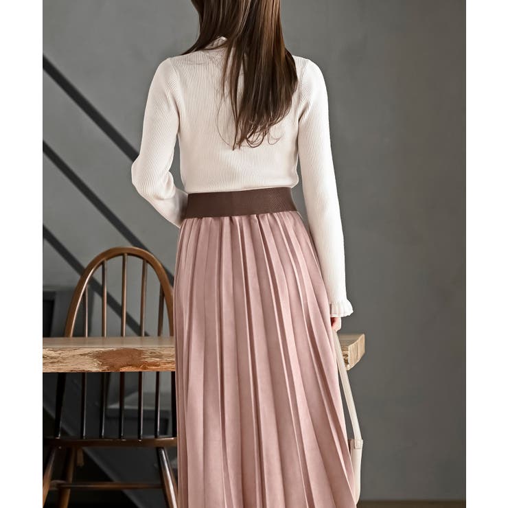 シアーネックリブニットプルオーバー | rps | 詳細画像4 