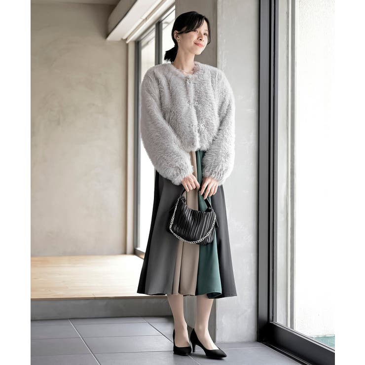 リボン釦フェイクファージャケット | rps | 詳細画像10 