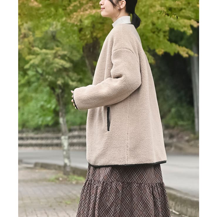 ボア×キルトリバーシブルジャケット | rps | 詳細画像26 