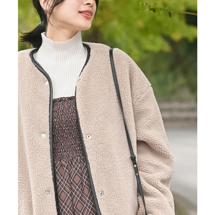 ボア×キルトリバーシブルジャケット | rps | 詳細画像28 