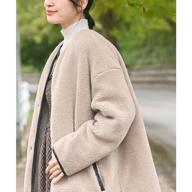 ボア×キルトリバーシブルジャケット | rps | 詳細画像29 