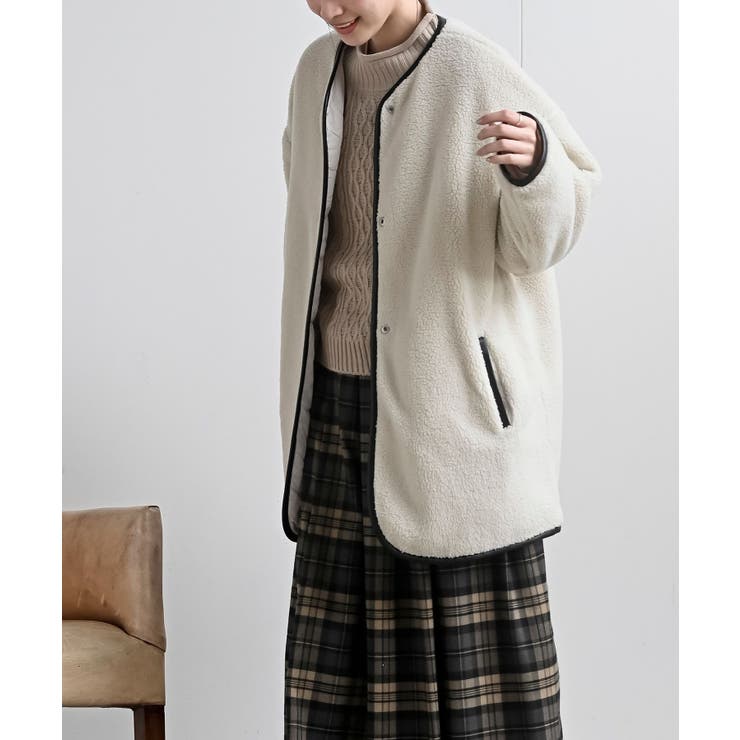 ボア×キルトリバーシブルジャケット | rps | 詳細画像3 