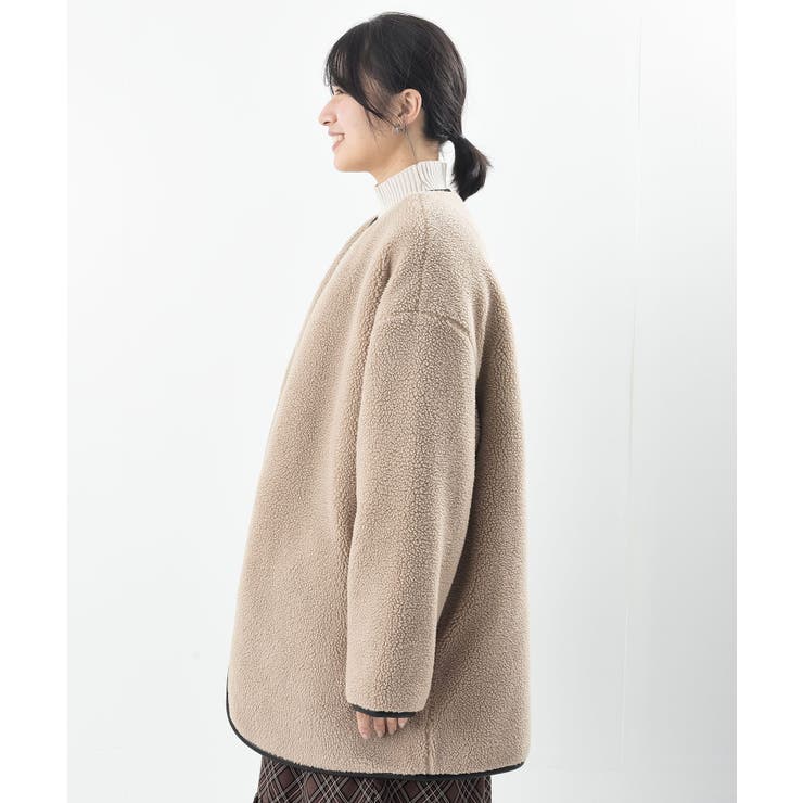 ボア×キルトリバーシブルジャケット | rps | 詳細画像37 