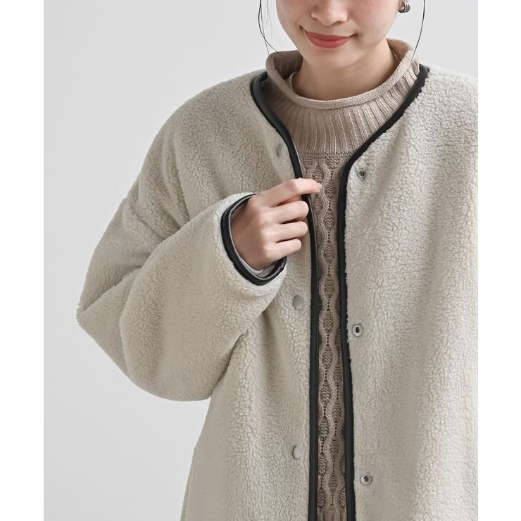 ボア×キルトリバーシブルジャケット | rps | 詳細画像5 