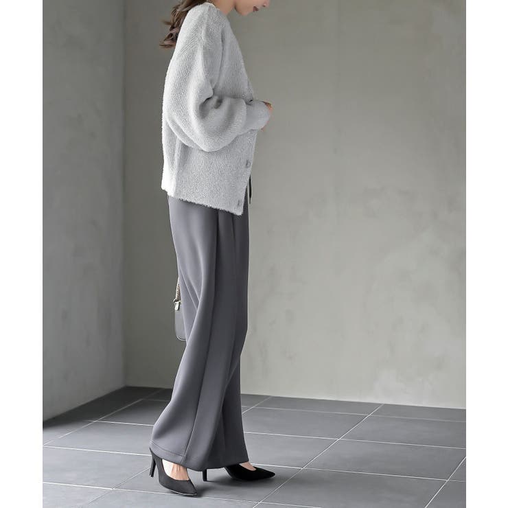 ハートボタンラメフェザークルーネックカーディガン | rps | 詳細画像21 